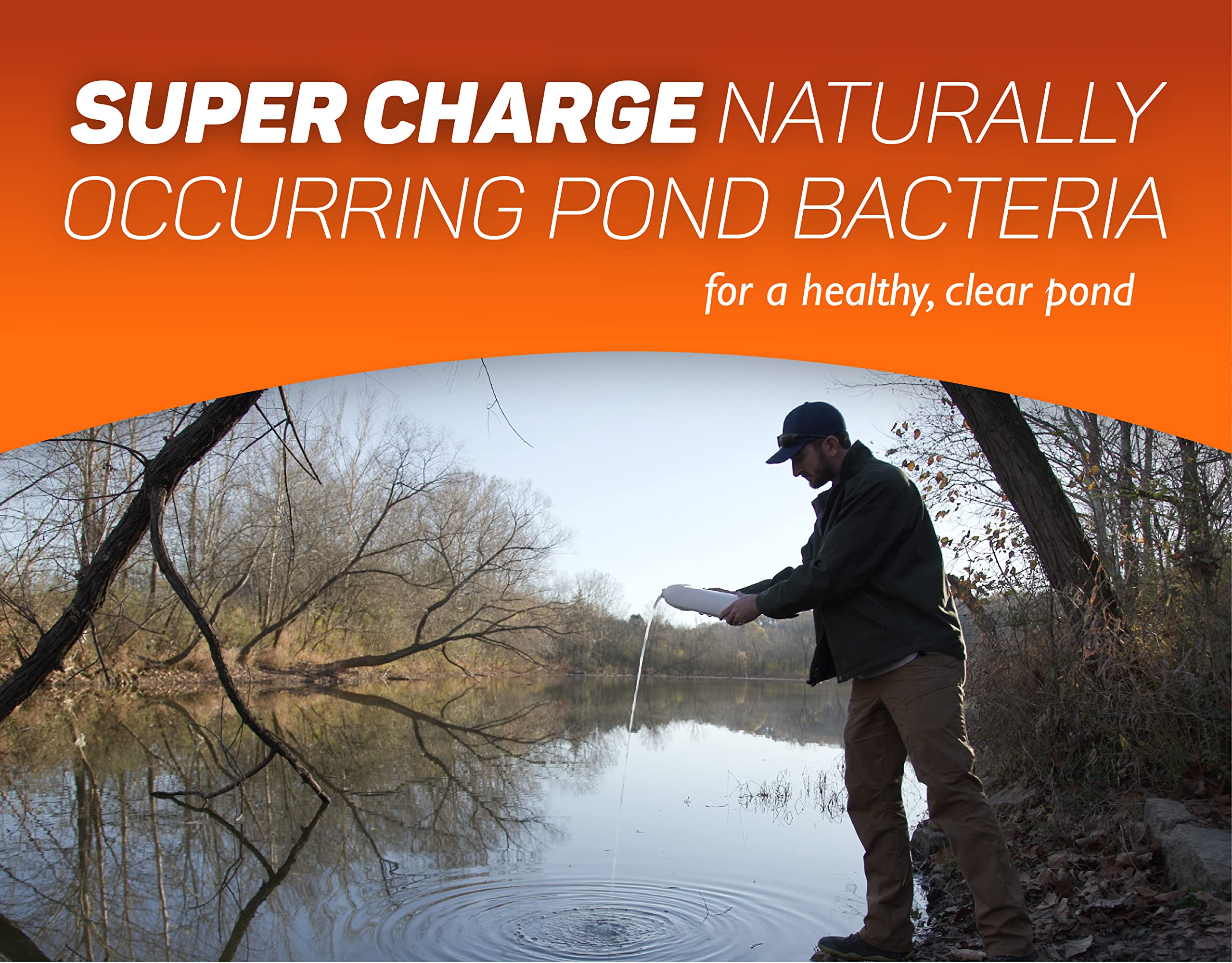 Crystal Blue pond cleaner neutralizes nitrates and phosphates for balance
