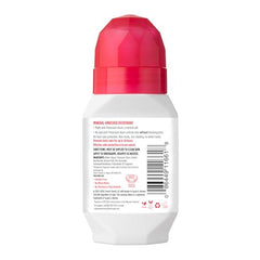 Crystal Essence mineral deodorant label highlights aluminum-free, clean ingredients