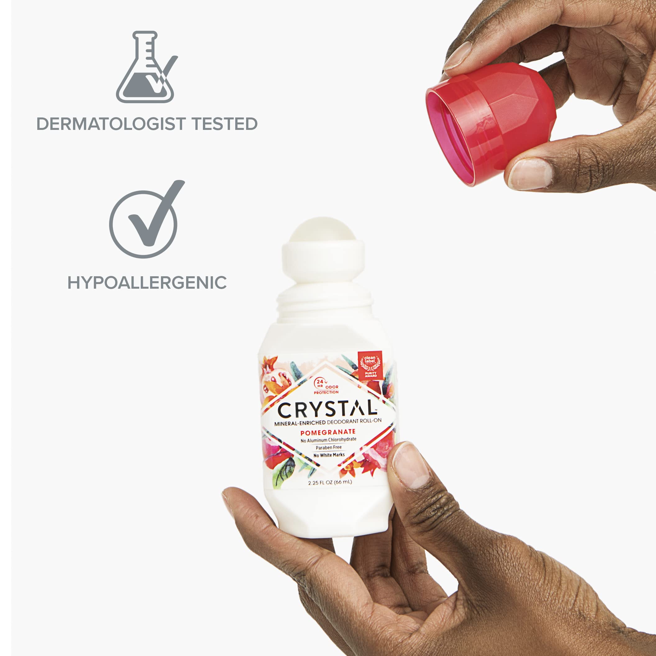 Crystal Essence pomegranate fragrance close-up suggests a fresh, fruity scent