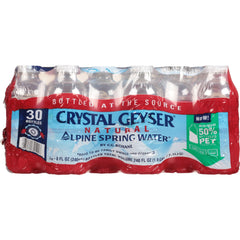 Crystal Geyser Alpine Spring Water bottle, crisp natural taste for daily hydration