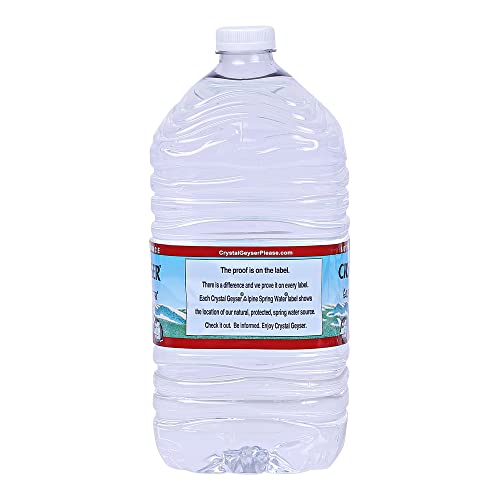 Crystal Geyser water being poured into a glass for daily hydration
