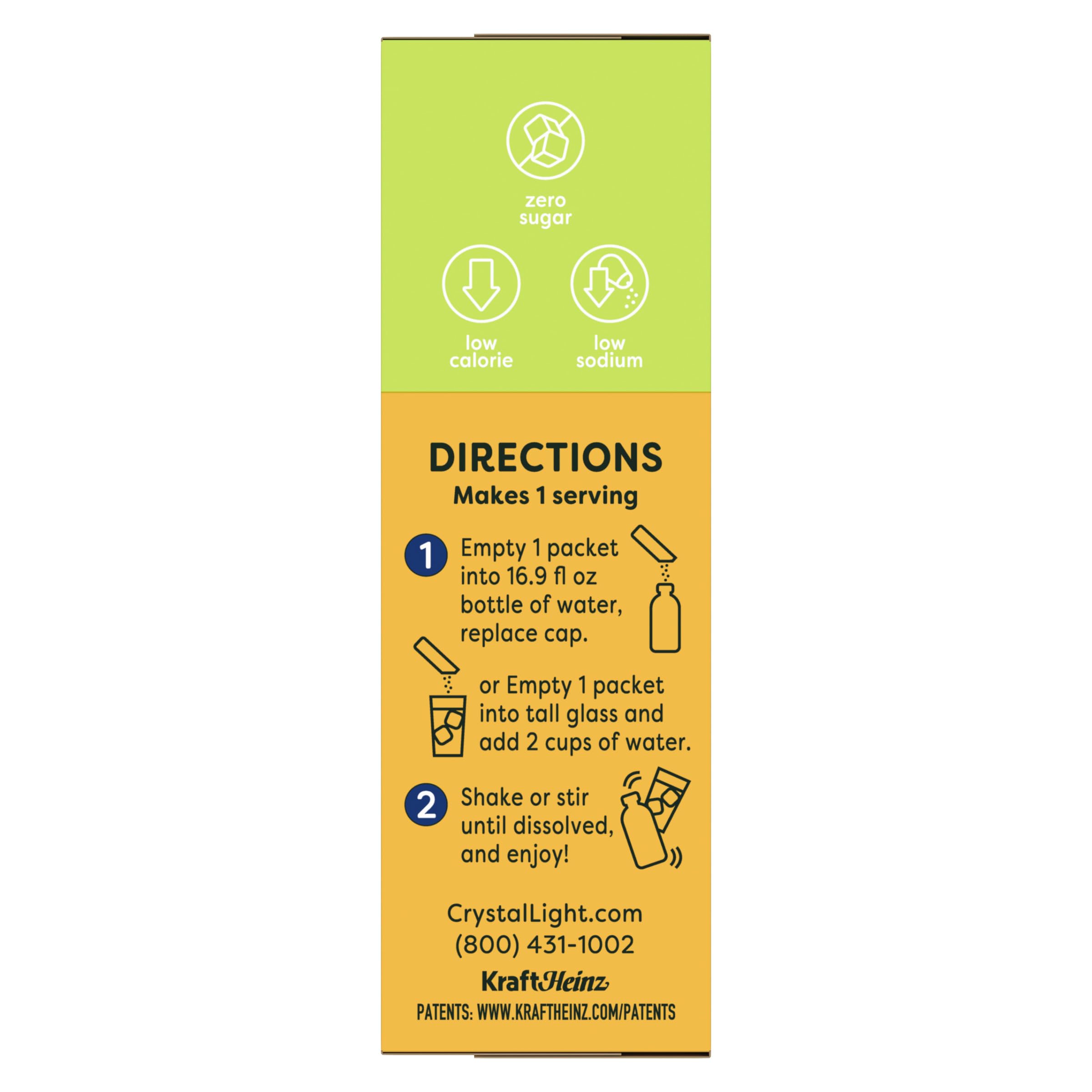 Crystal Light Lemon Iced Tea mix offers quick, refreshing hydration anytime.