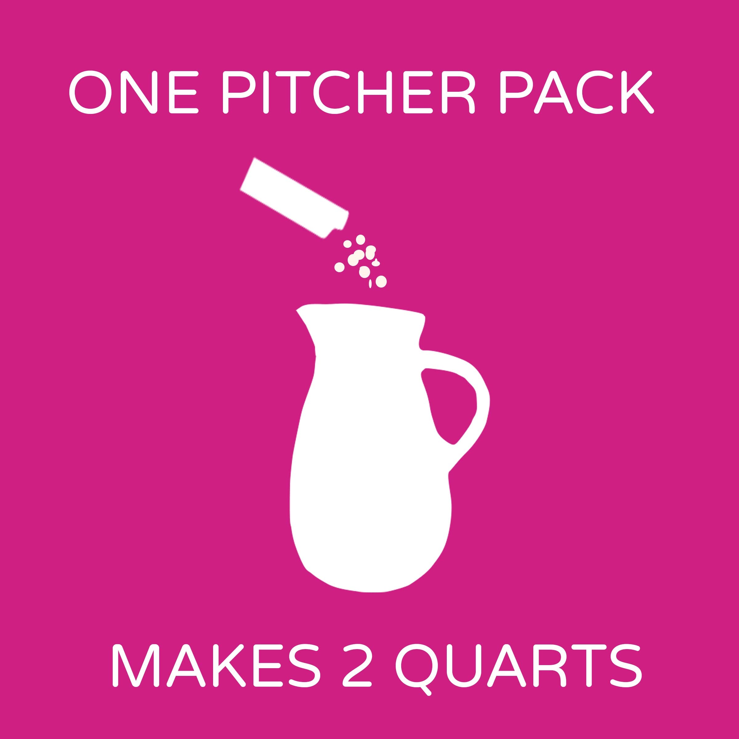 Hand holding Crystal Light pitcher packets for easy portioning and mixing.