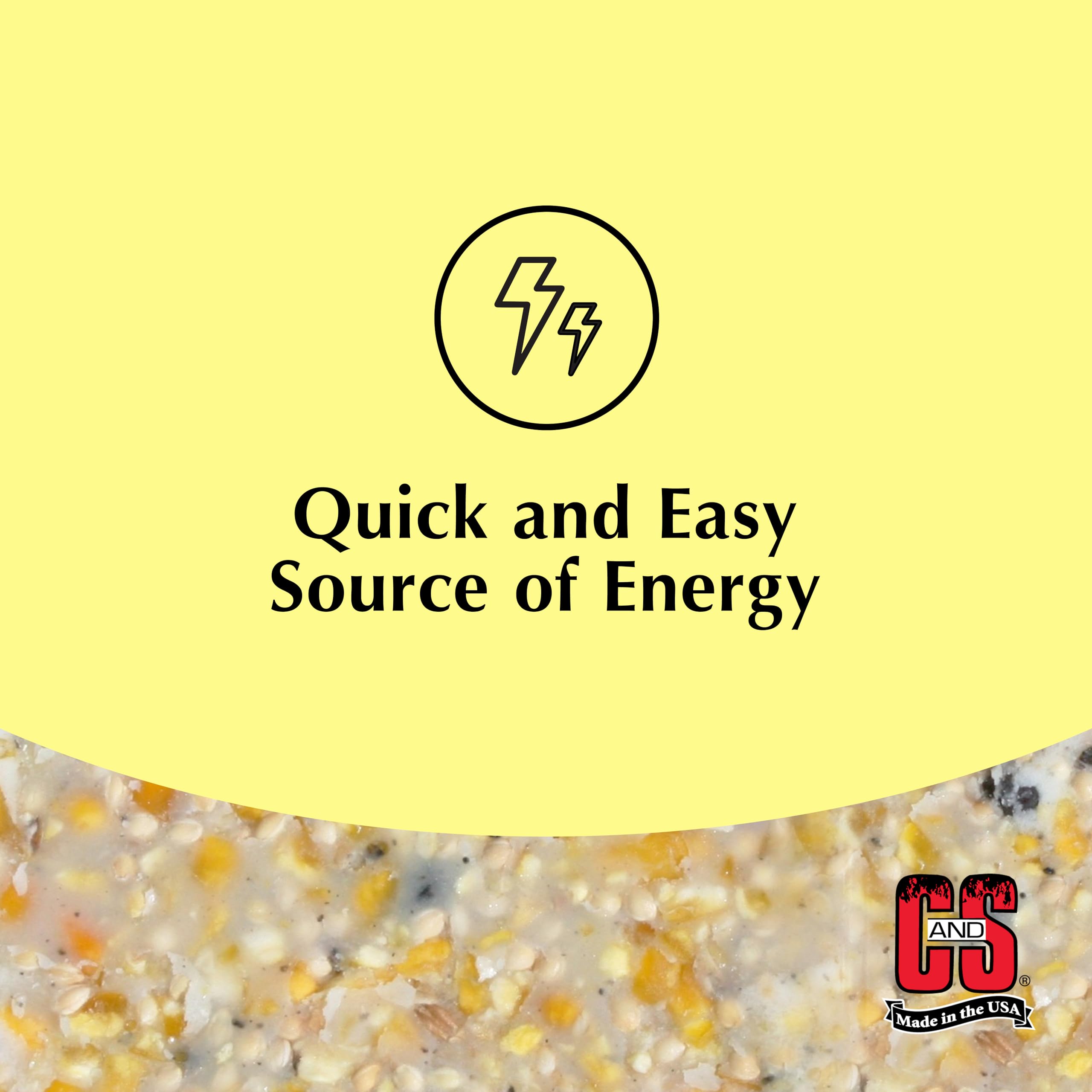 C&S High Energy Suet with peanuts, berries and apples for birds