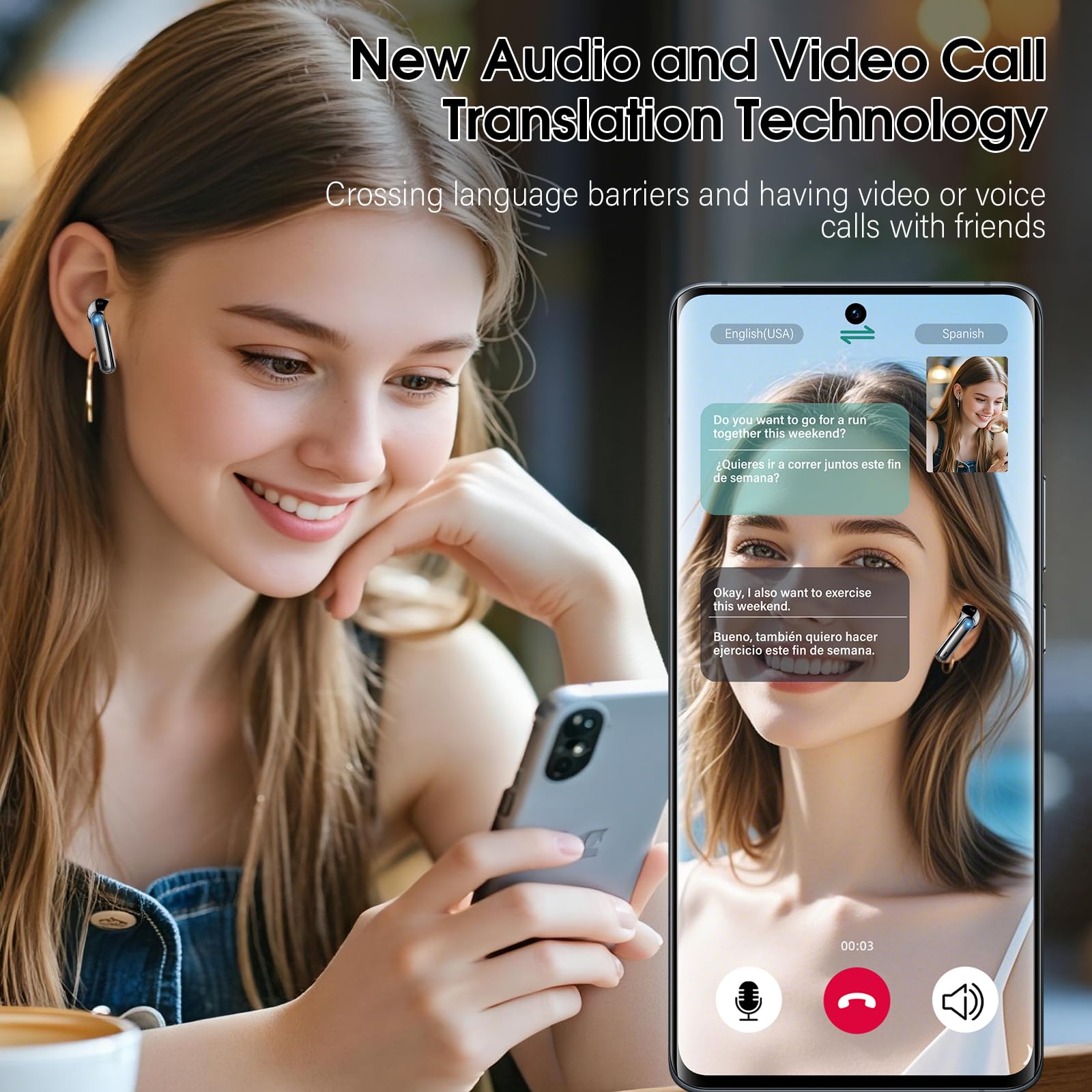 Csasan earbuds AI chat mode facilitating quick ideas.