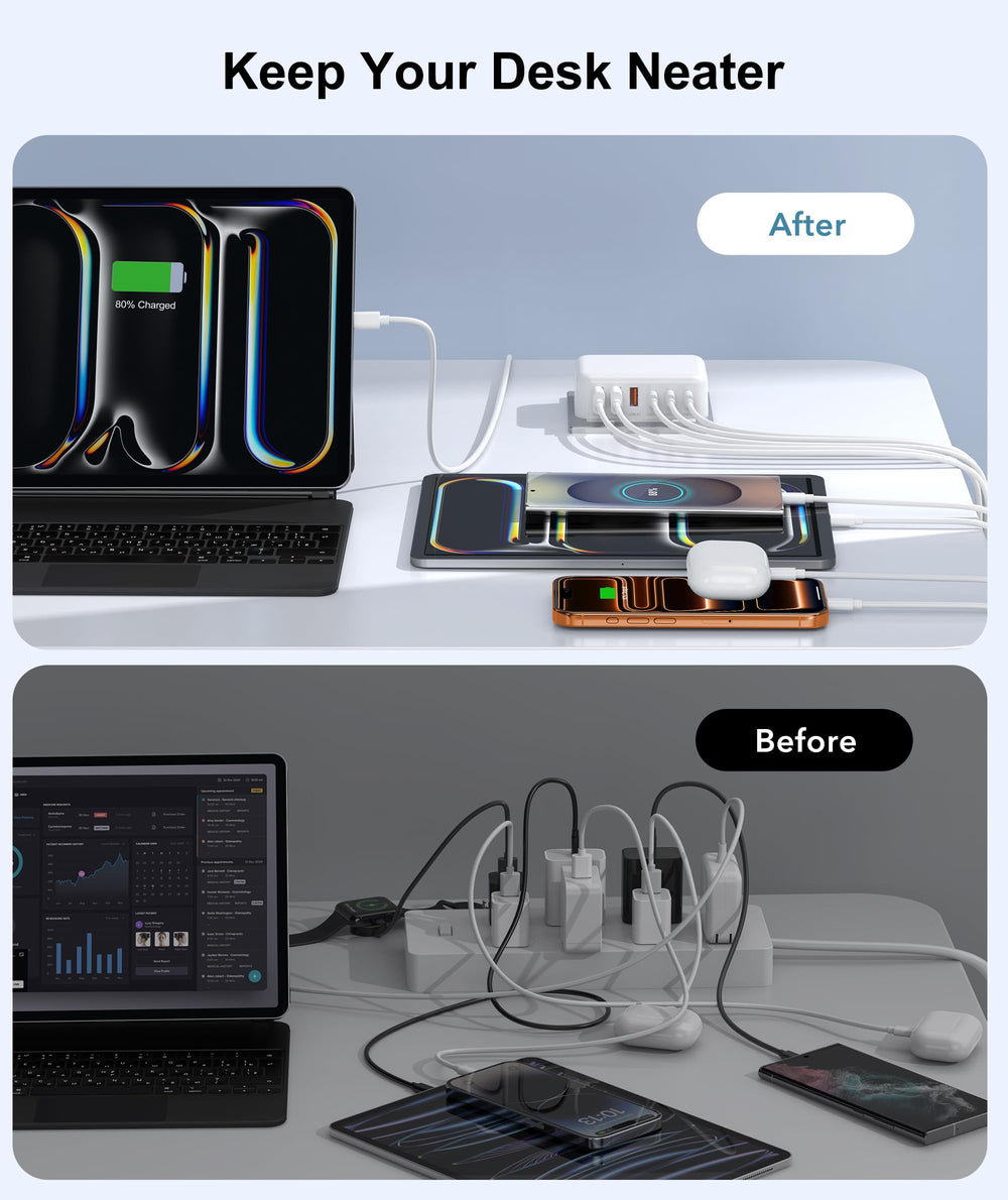 CSODINCE packaging includes charger block and user manual for easy setup