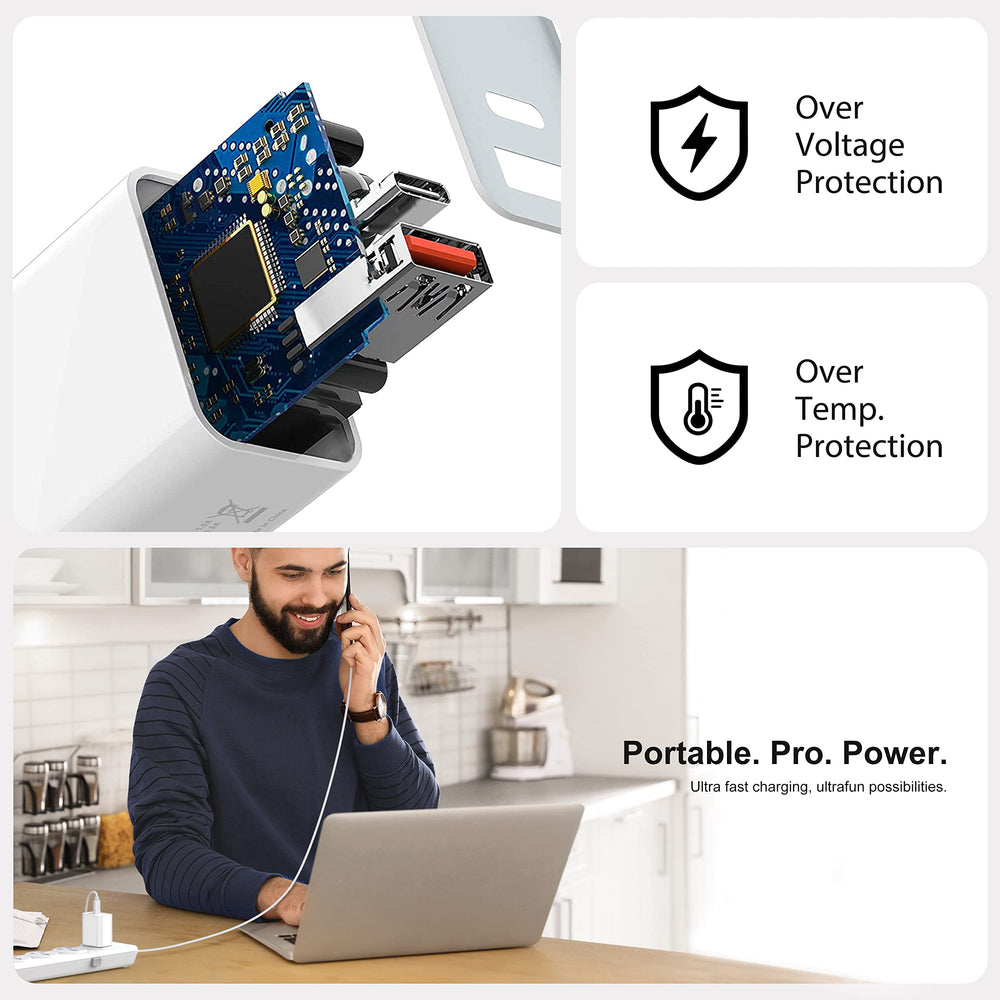 CSODINCE safety features guard devices against overcurrent and overheating.