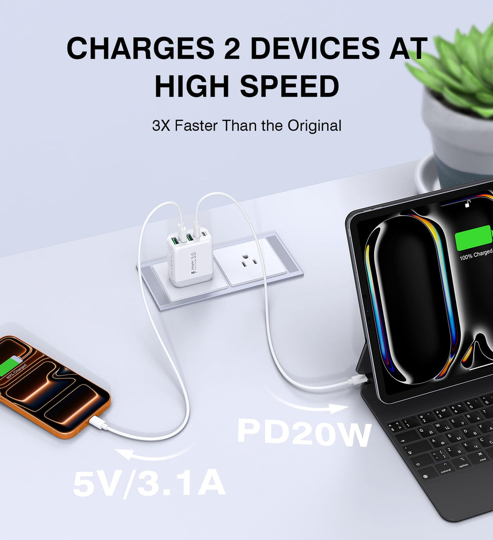CSODINCE USB-C ports arrangement demonstrates versatile power distribution for several devices.