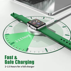 CSXZCOON Magnetic charging module aligns with Apple Watch for effortless contact.