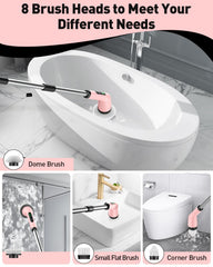 CTMAST 53-inch extendable pole reaches high shower ceilings