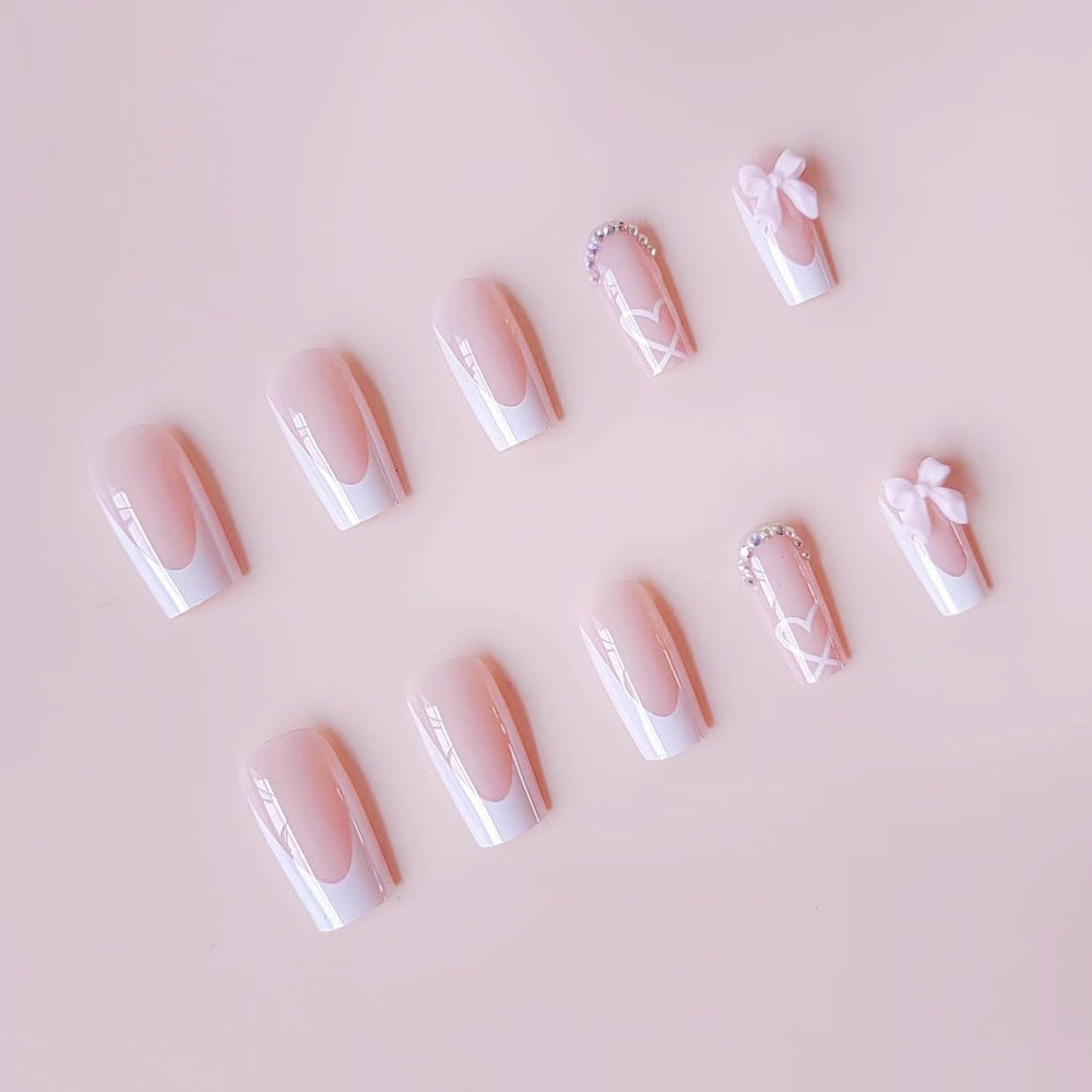 CTTHNBD bow-heart design close-up showcasing playful yet refined style