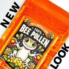 CTWPets bee pollen powder gecko snack ready for feeding.