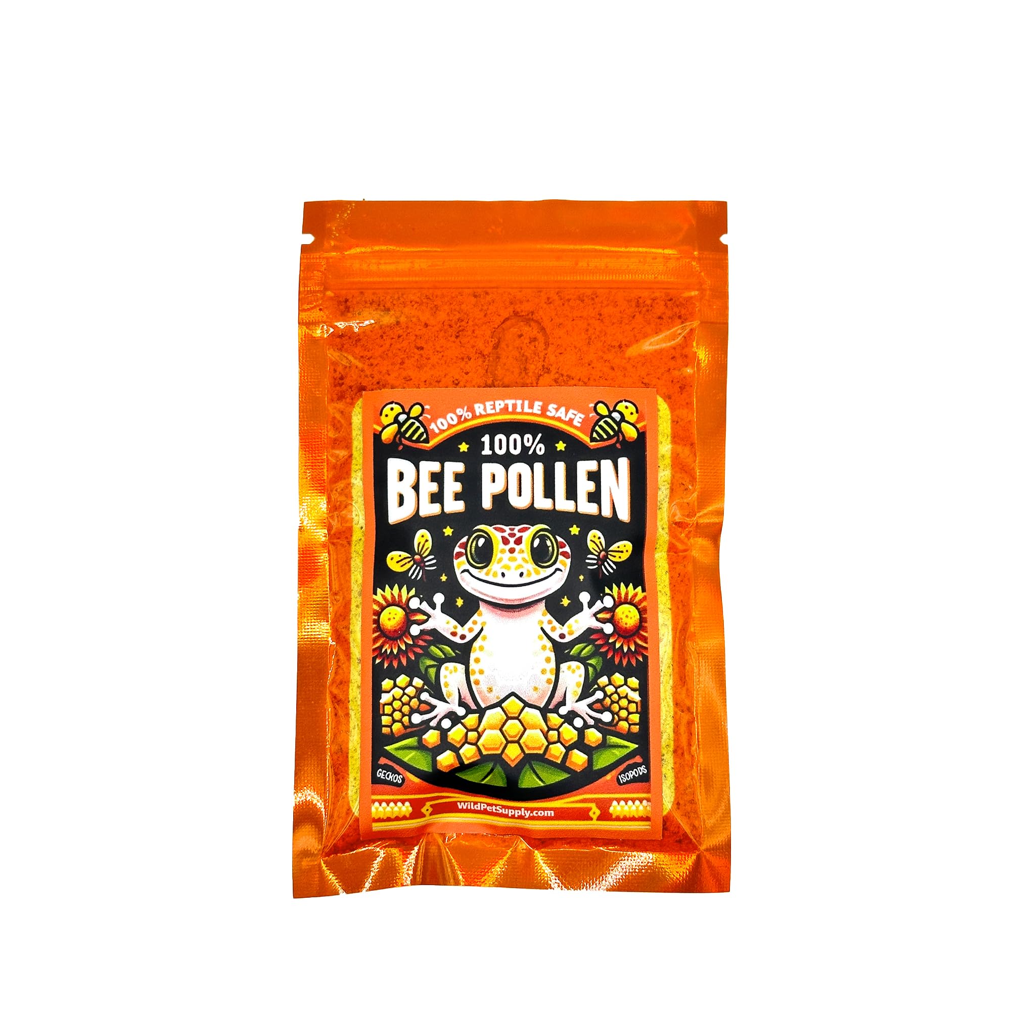 CTWPets bee pollen powder packaging keeps product fresh and convenient.