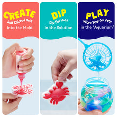 Cubetoou Water Elf Kit sea creature molds inspire imaginative aquatic pets