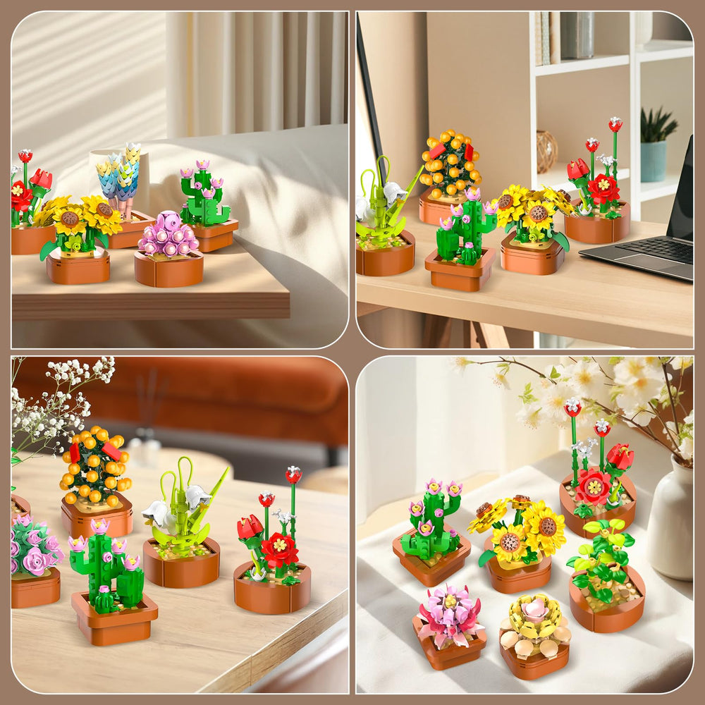 Valentine's Day gift set from CUBIMANA with multiple mini plant kits