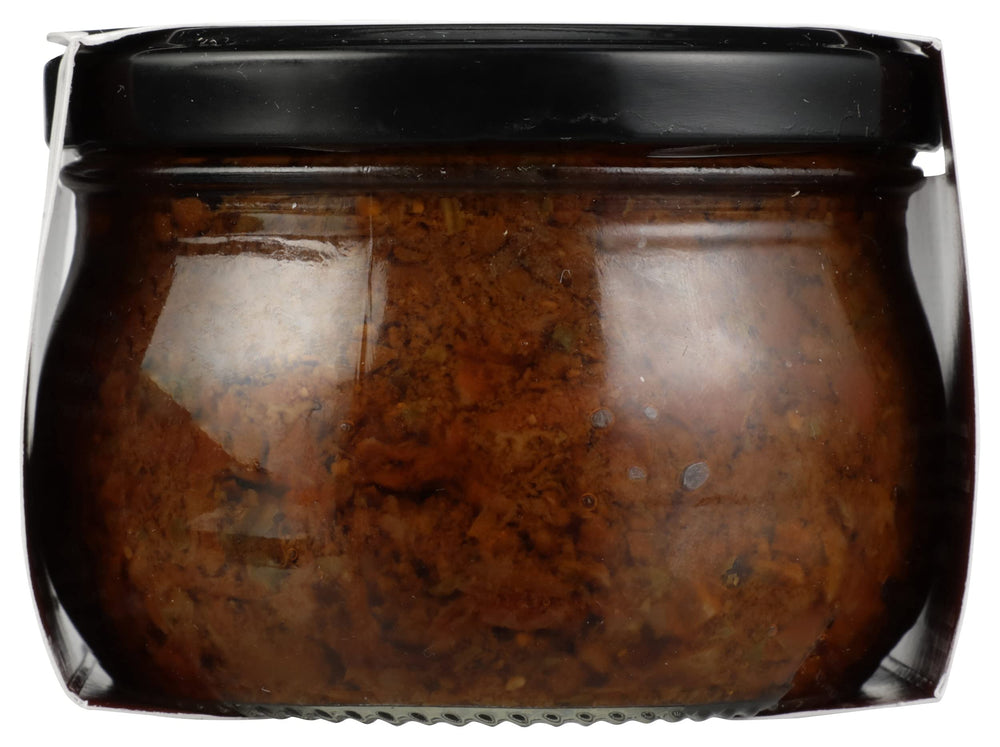 Cucina & Amore sun dried tomato bruschetta closeup highlights flavors