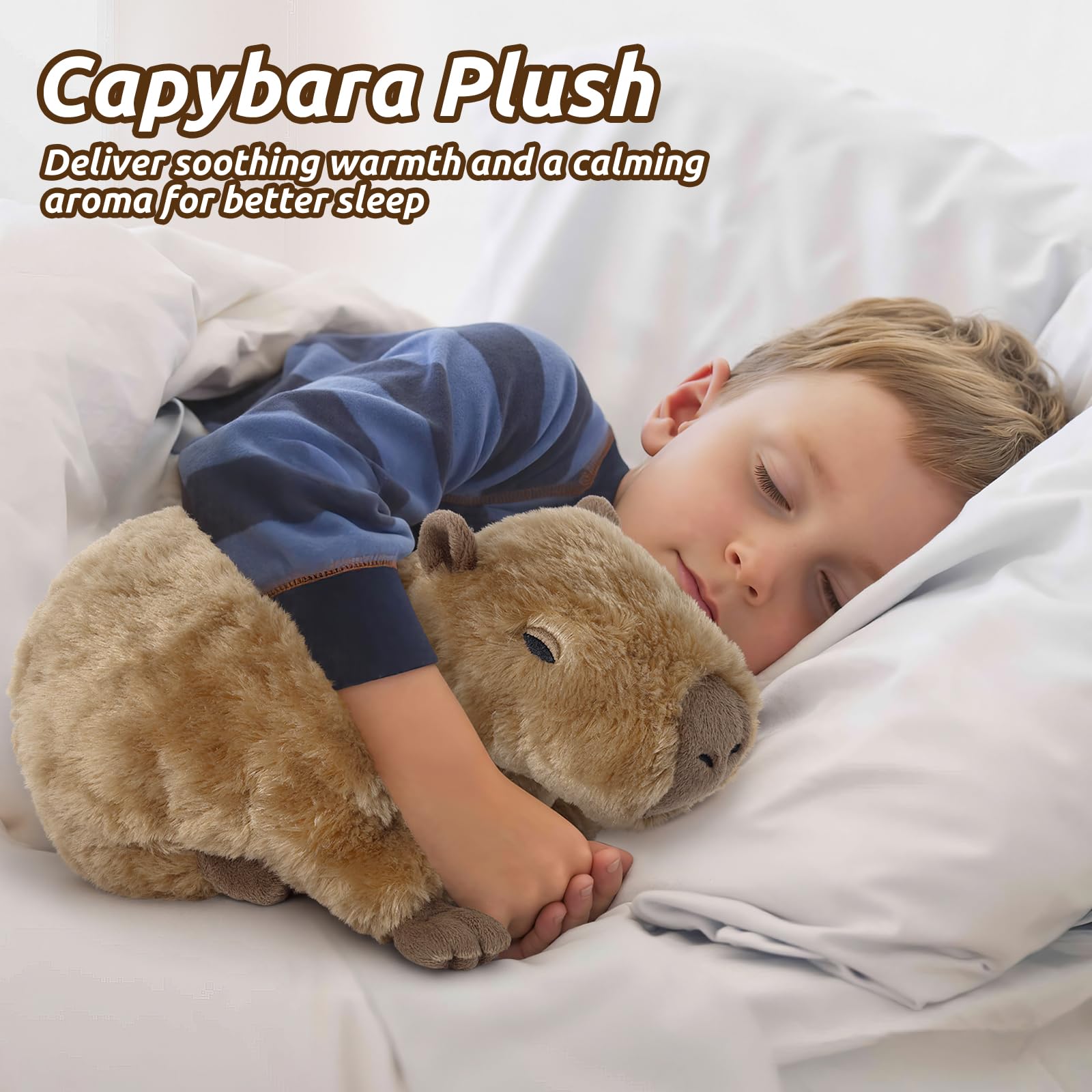 Cuckool Capybara plush as a bedtime snuggle companion