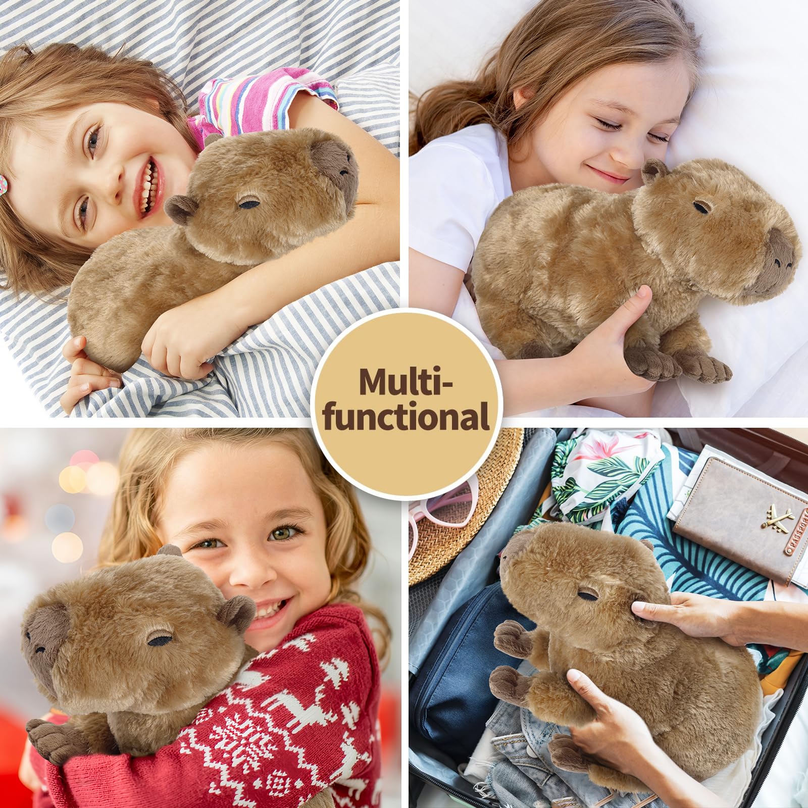 Cuckool Capybara plush in stylish gift packaging