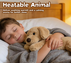 Cuckool lavender-scented puppy plush heat for calming bedtime rituals