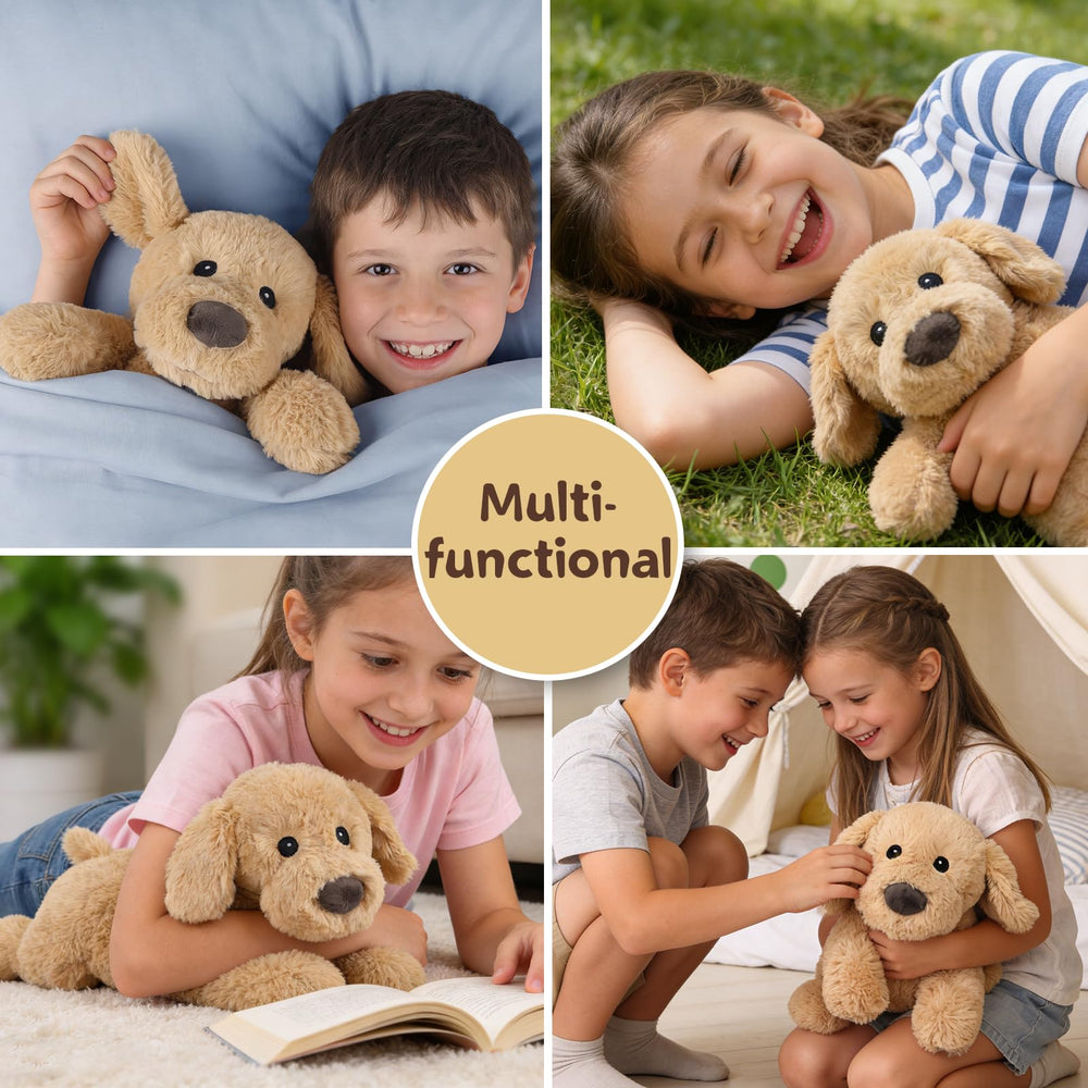 Cuckool soft furry dog toy for kids and adults