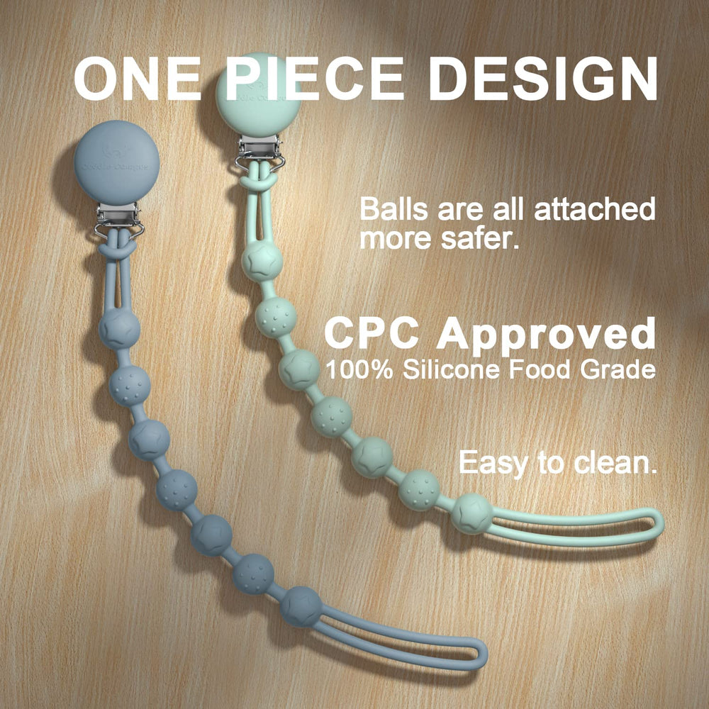 Cuddle Campus 18/8 stainless steel clip resists rust on daily use.