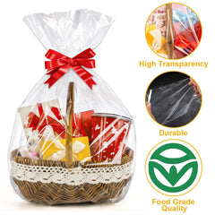 CUDICY bakery cellophane bags highlight treats with transparency