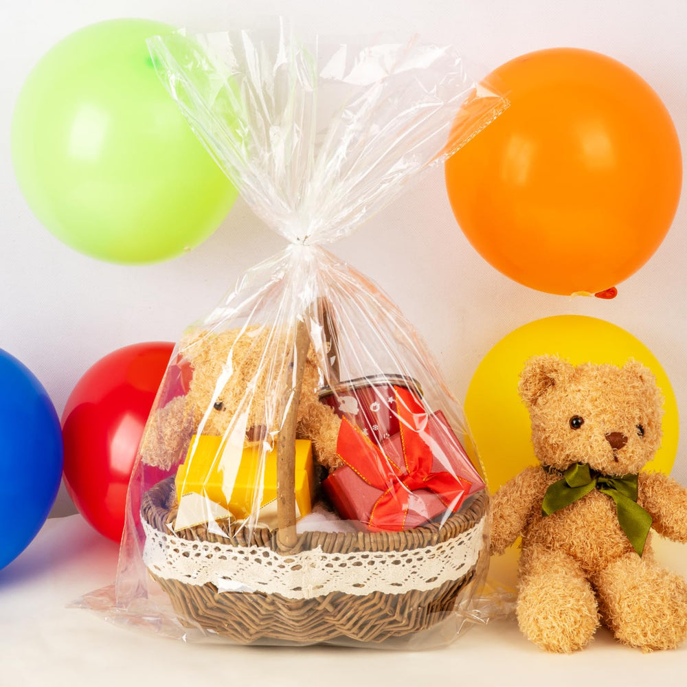 CUDICY easy-wrap cellophane bags enable quick wrapping