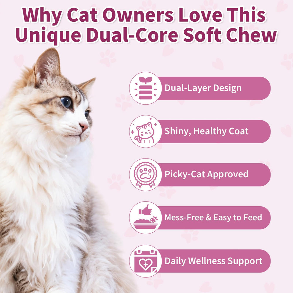 Savory chicken and cheese flavor cats enjoy daily