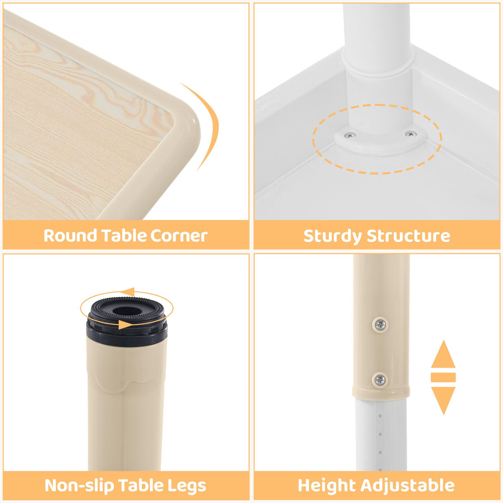 CuFun silicone rotators stabilize legs on uneven floors