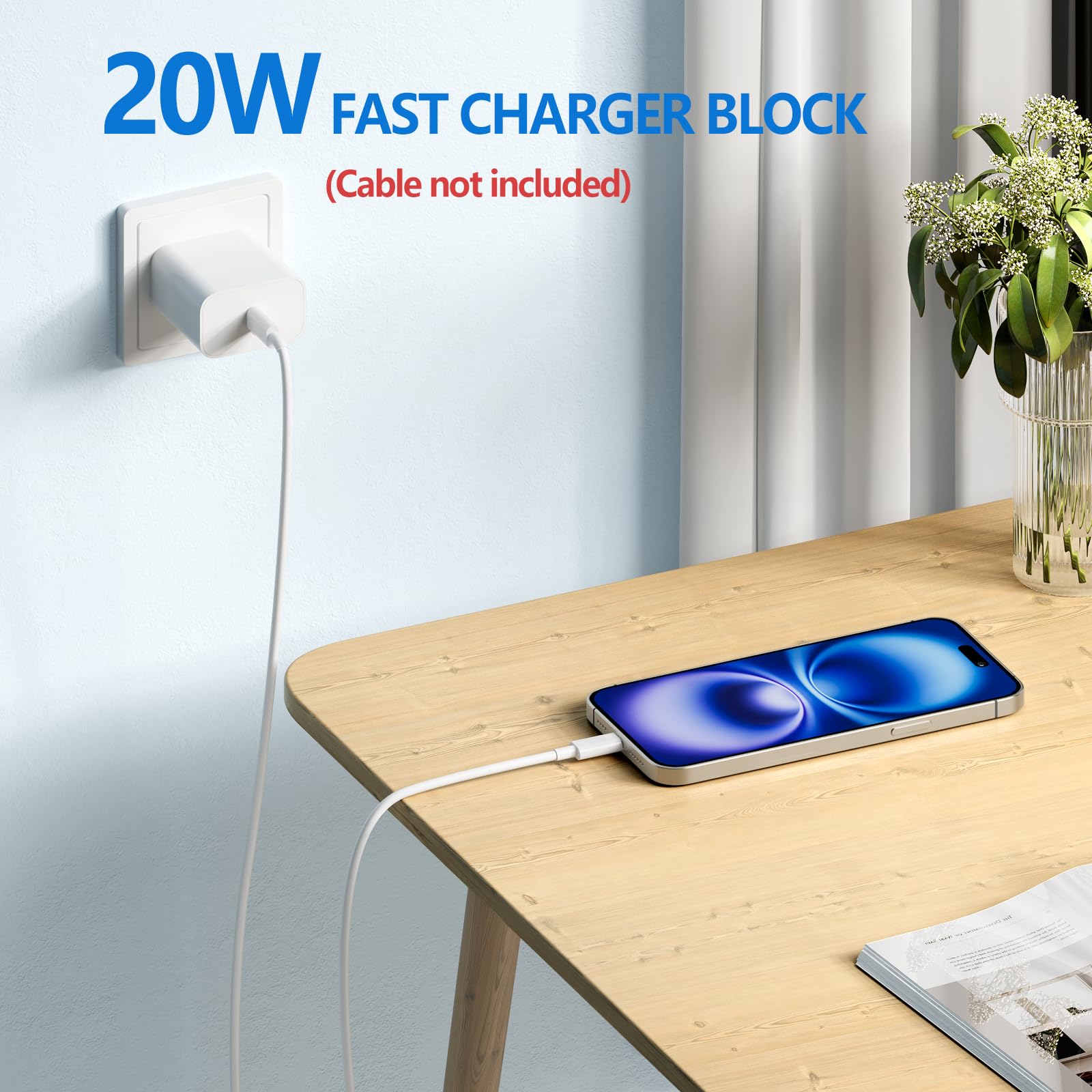 Cujiho Power Delivery charger speeds up charging for iPhone and iPad.
