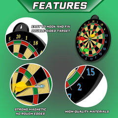 CUKU Dart Board front view shows the classic target area.