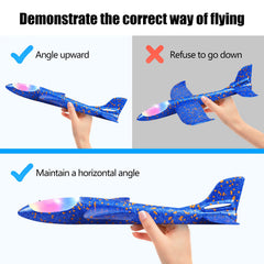 CUKU plane shows glider and reverse flight modes for versatile outdoor fun.