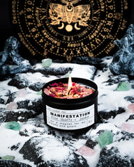 CULACEE Crystal Soy Candle floral heart notes featuring jasmine and rose