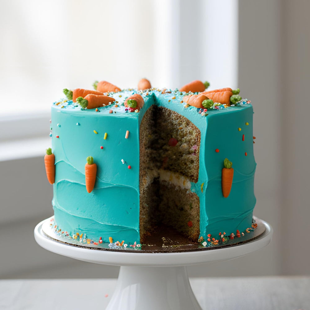 Culpitt carrot sugar pipings offer quick dessert decoration without professional tools