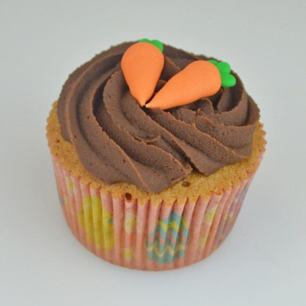Culpitt carrot sugar pipings deliver a vibrant orange pop to desserts