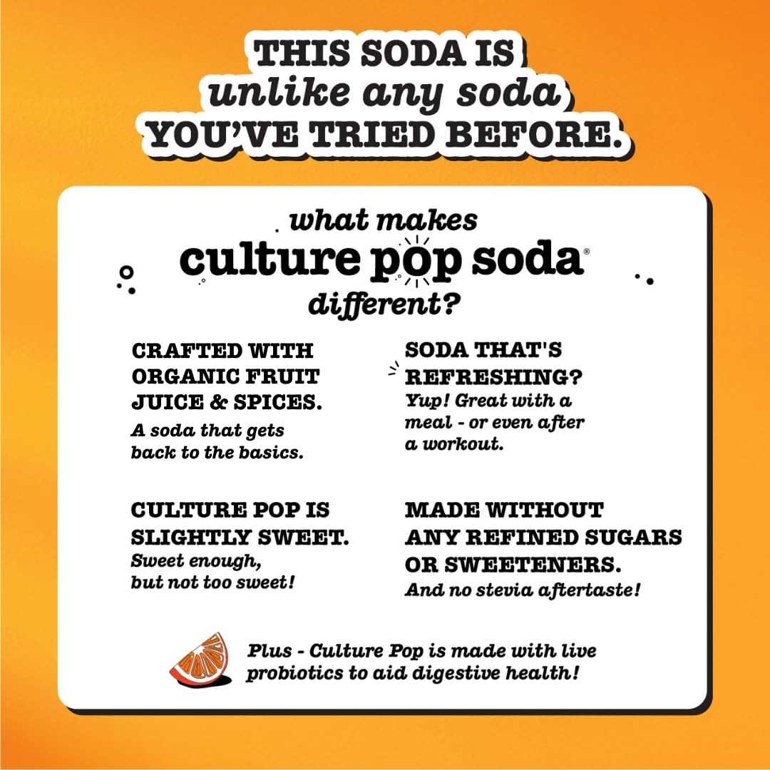 Culture Pop probiotic CFUs image underscores live probiotics at canning.