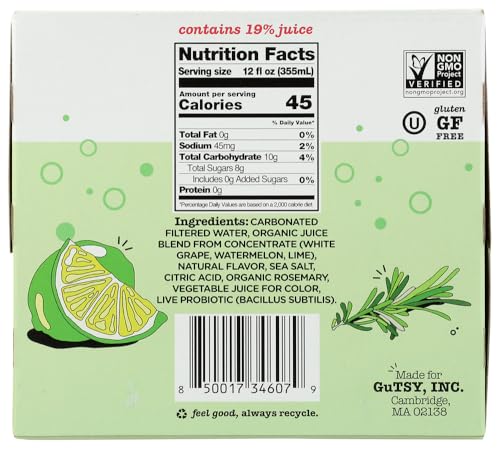 Culture Pop Watermelon Lime Rosemary Sparkling Soda bottle-side angle highlights bold flavor and packaging.
