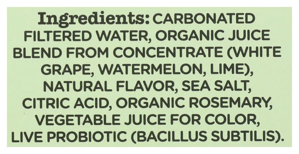 Culture Pop Watermelon Lime Rosemary Sparkling Soda can-closeup presents fruit-forward notes for quick refreshment.