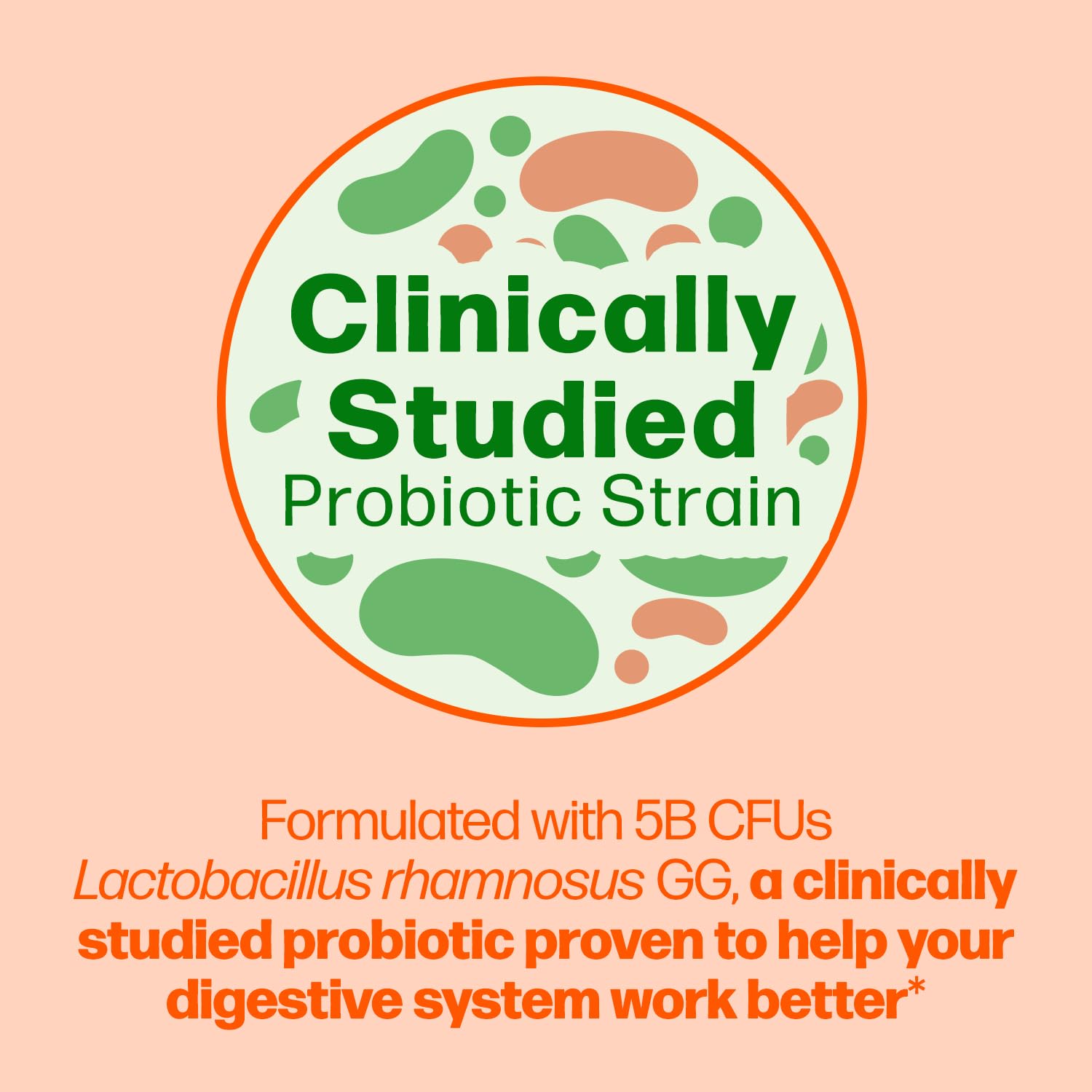 Culturelle probiotic capsule ready to ease occasional discomfort