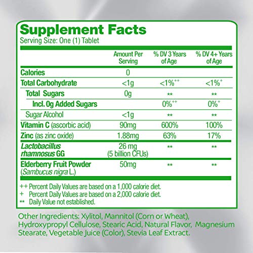 Culturelle Immune Defense Kids label highlighting ingredients and formula