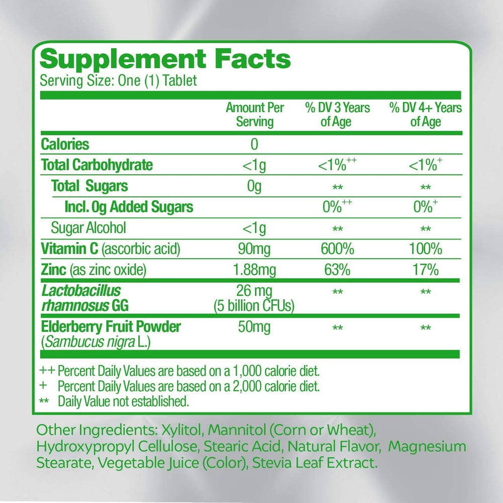 Culturelle Immune Defense Kids zinc emphasis close-up for mineral support and resilience