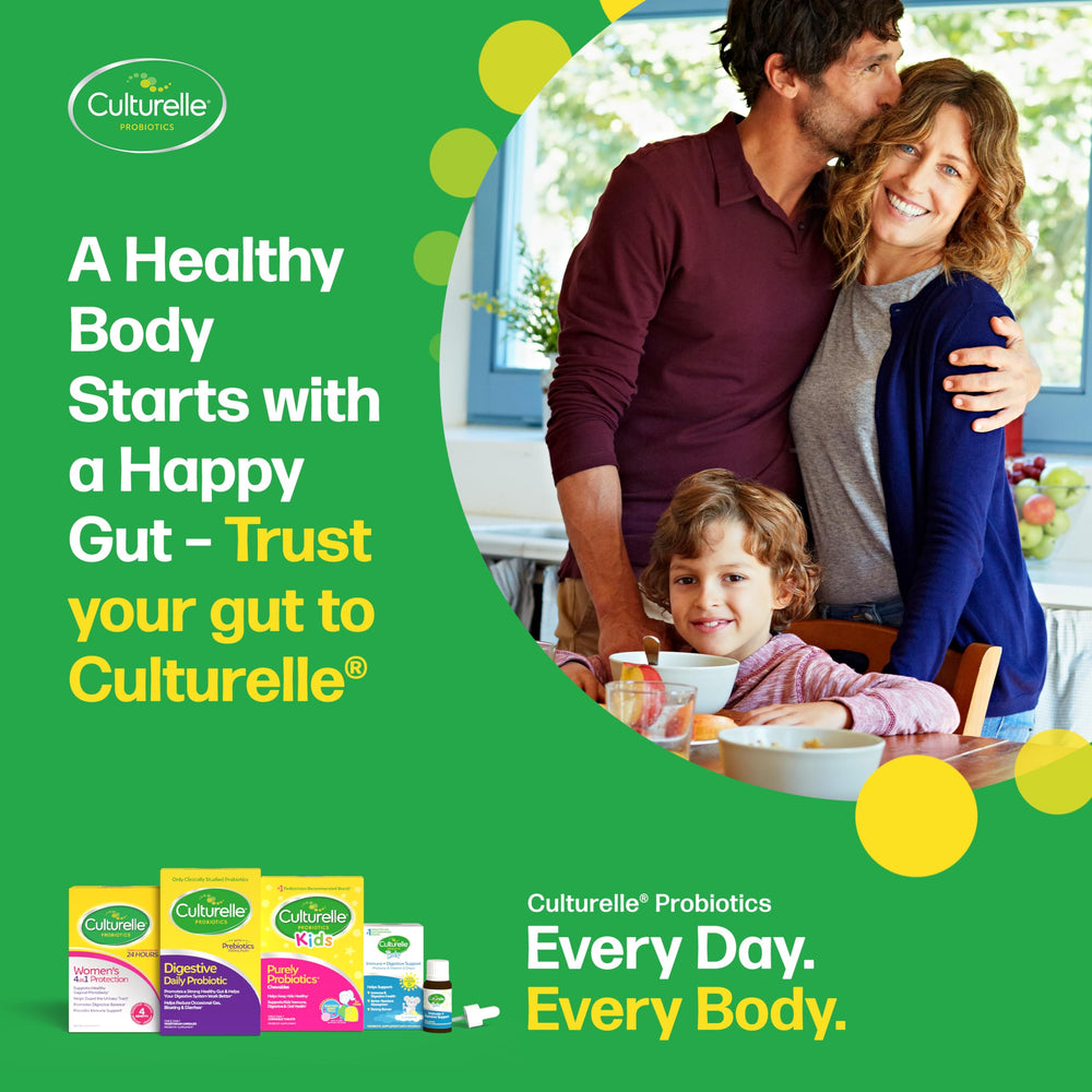 Culturelle immune health packaging hints at everyday wellness support possibilities.