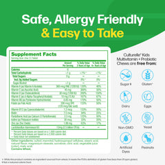 Culturelle Kids chewable tablet in fruit punch flavor designed for daily routine.