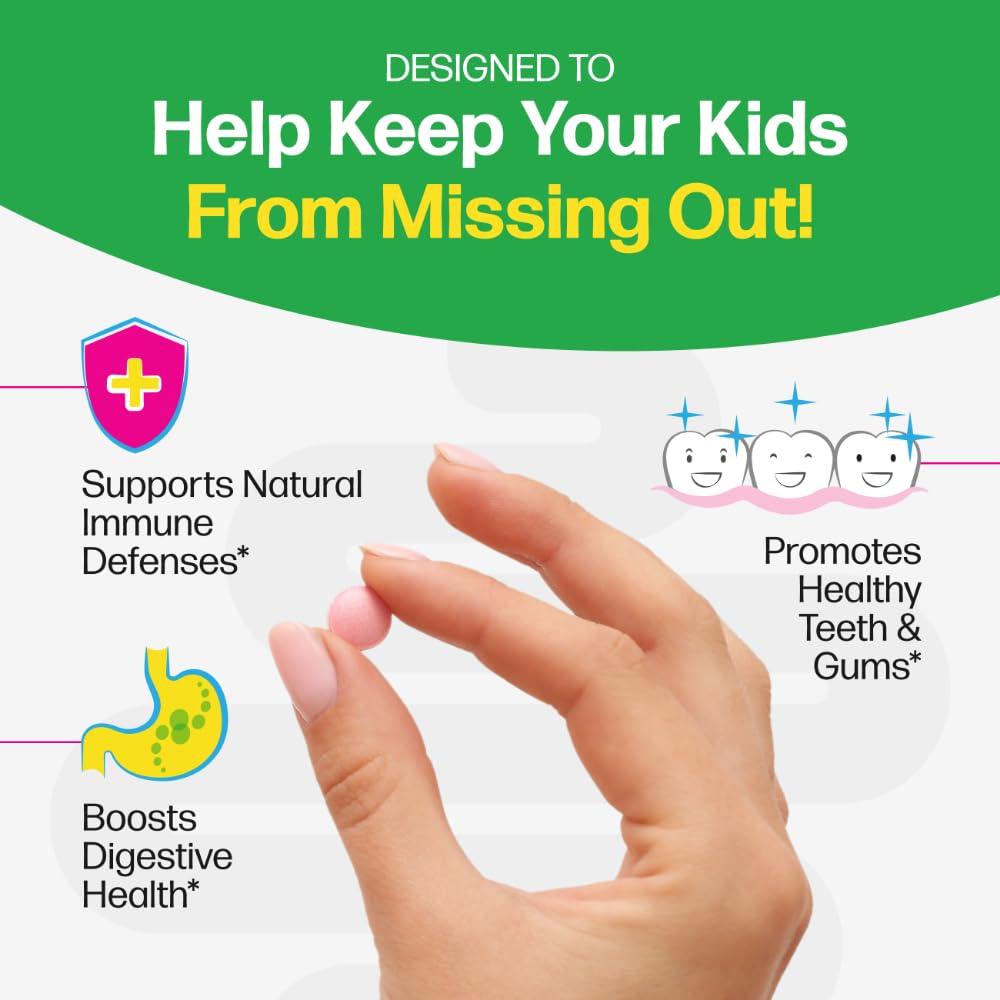 Culturelle Kids chewables on-hand serving for school days and travel.