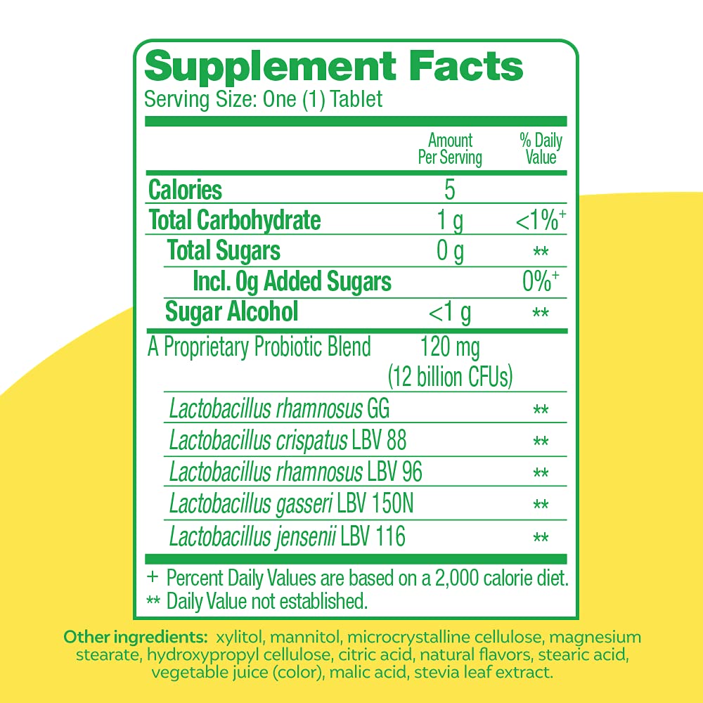 Culturelle label highlights LGG probiotic blend for gut health.