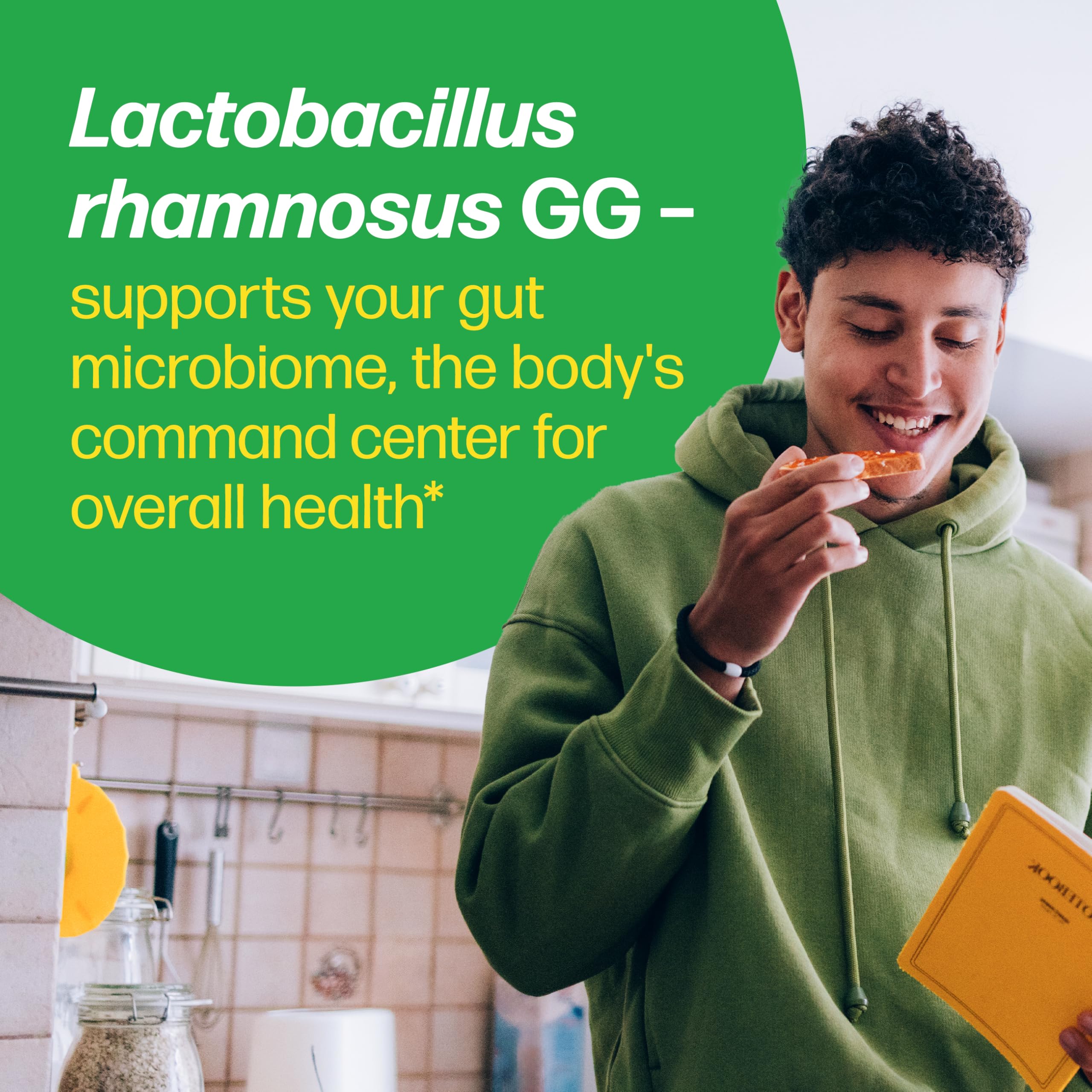 Culturelle Metabolism packaging on shelf hints at daily use within lifestyle.