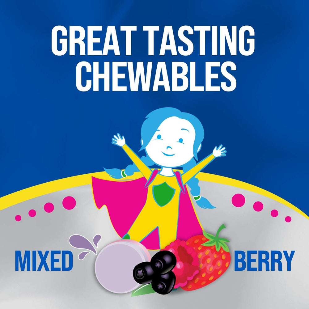Culturelle Mixed Berry flavor chewables appealing to kids