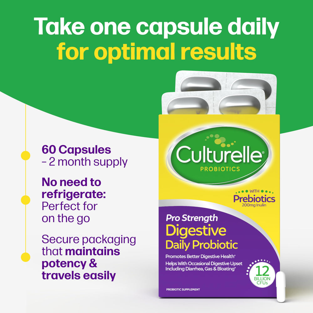 Culturelle Pro Strength gluten-free label on packaging