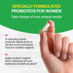 Culturelle women's health packaging visible on shelf highlighting four-in-one benefits.