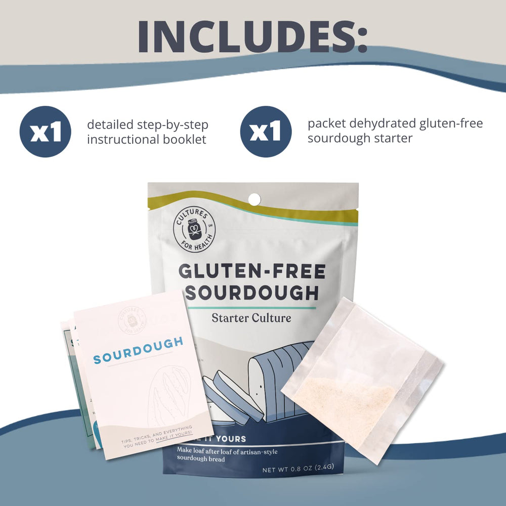 Cultures For Health gluten-free sourdough loaf showing crisp crust and open crumb